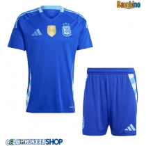Maglie da calcio Argentina Seconda Maglia Bambino Copa America 2024 Manica Corta (+ Pantaloni corti)